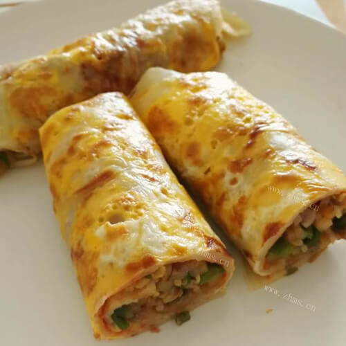 简单土豆丝卷饼