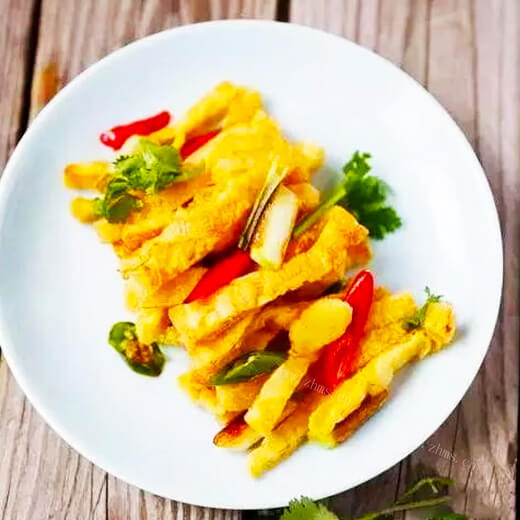 美味干煸油炸豆腐