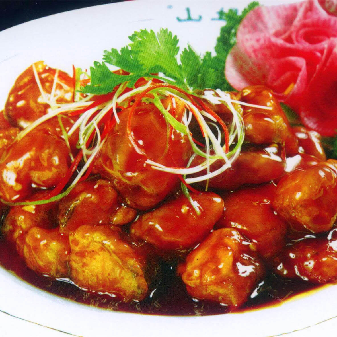 美味的溜鳕鱼块 