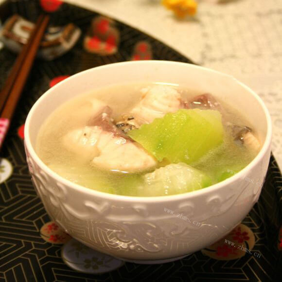 养生节瓜鱼片汤