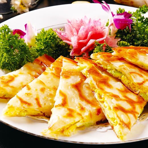 美味的西葫芦鸡蛋灌饼