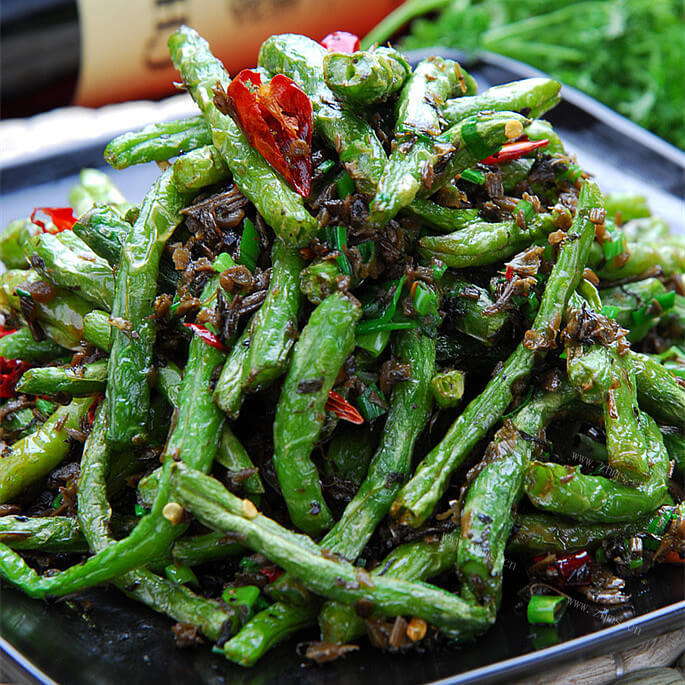 鲜香麻辣的干煸豆角