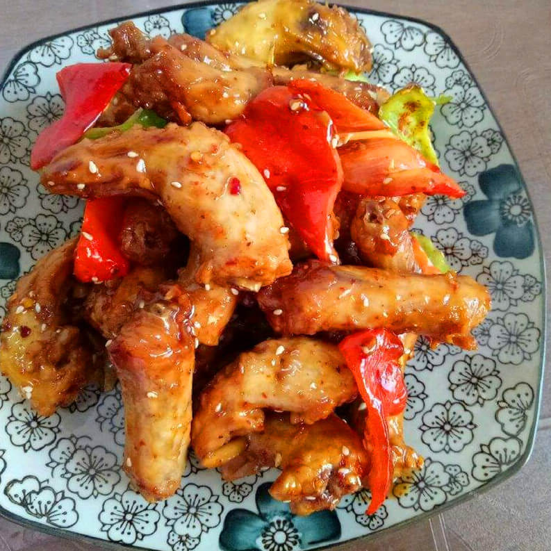 香辣孜然鸡脖