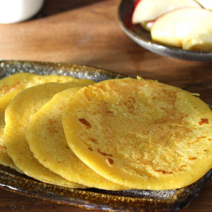 美味香酥奶香玉米饼