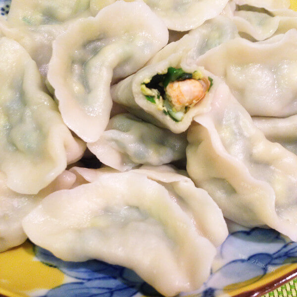 美味的三鲜韭花水饺