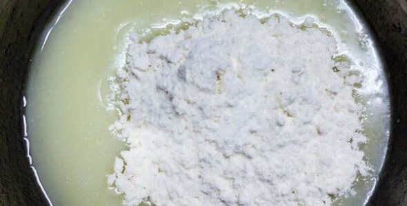 好吃的酱爆北海道戚风蛋糕做法图解2)