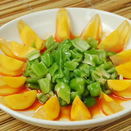 简单又美味的家常菜青椒烘蛋