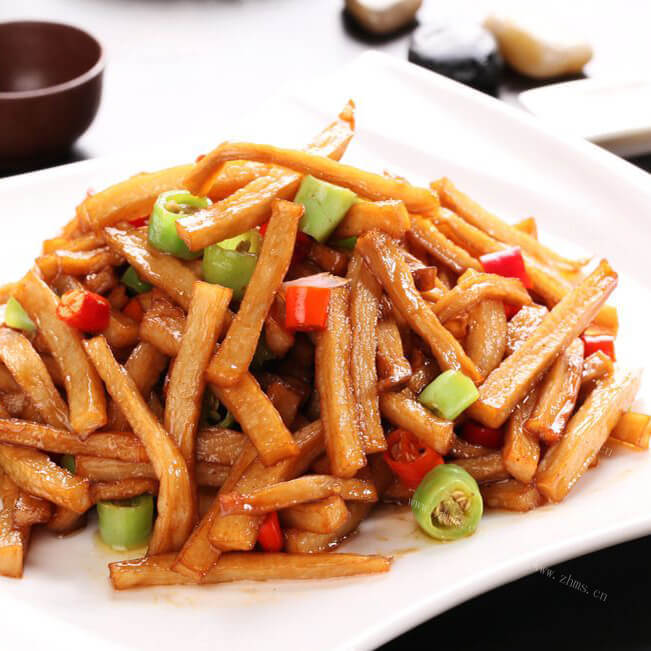 美味双椒麻辣杏鲍菇