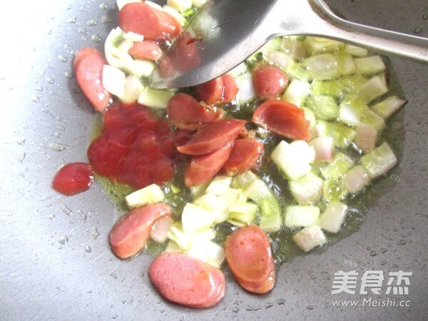 鲜甜海鲜鲍鱼饭做法图解4)