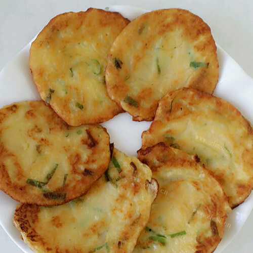 好吃的番茄蛋黄饼