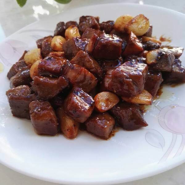 美味的芝加哥牛肉粒