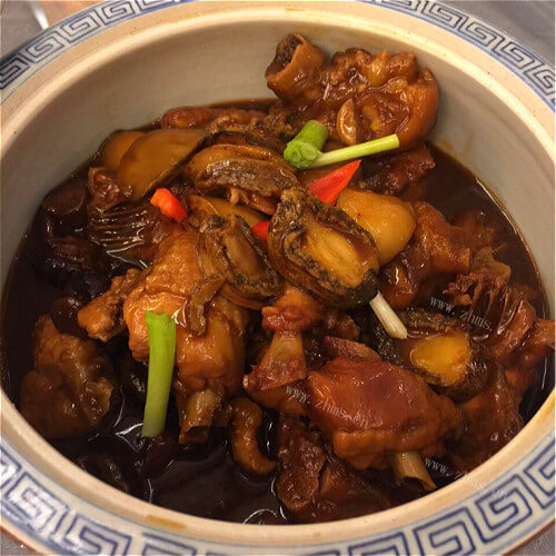 鲜美营养的鲍鱼焖猪手