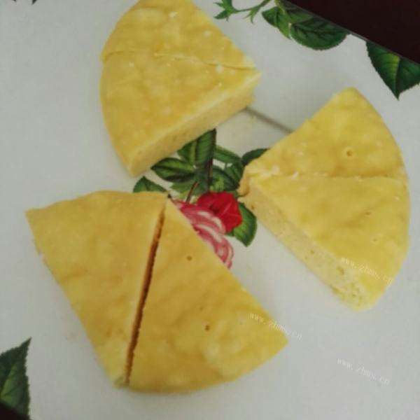 美味的清柠檬蒸糕