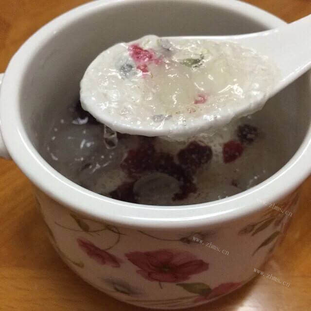 健康的蔓越莓果冻