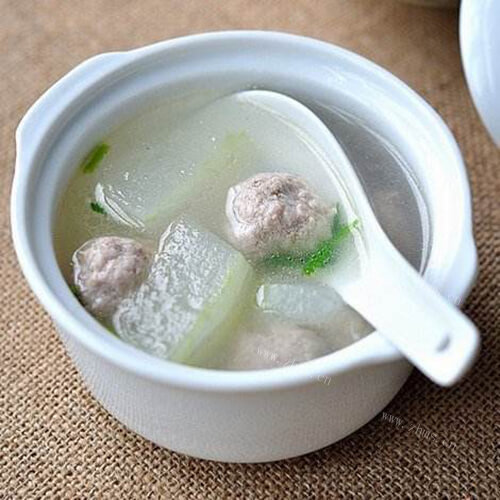 鲜香肉丸汤冬瓜