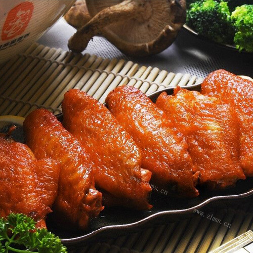 美味的时蔬酿翅中