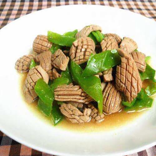 美味青椒炒腰花