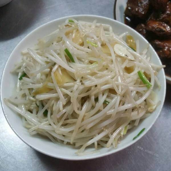好吃的家常炒绿豆牙
