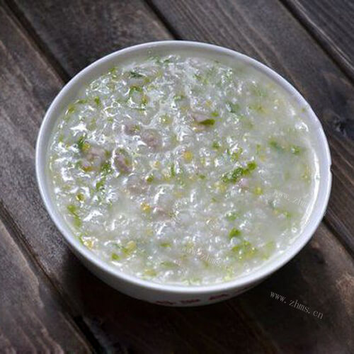鲜香的肉糜粥