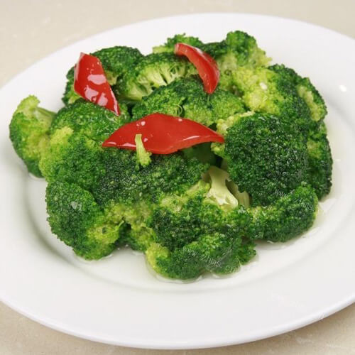 美味的双丝炒西兰花