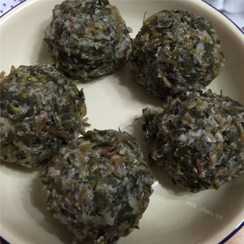 软糯马齿苋团子