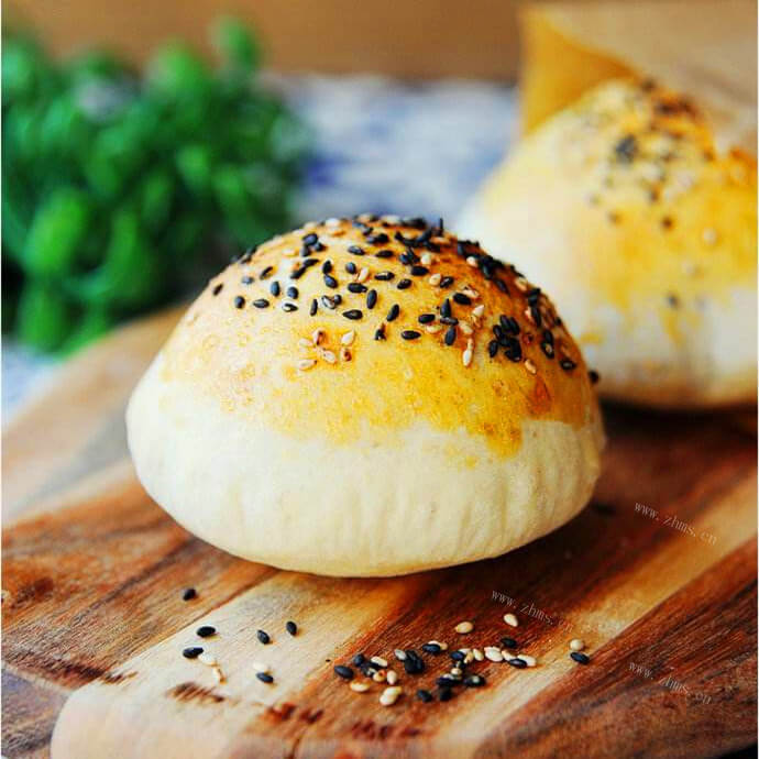 甜甜的红糖空心烧饼