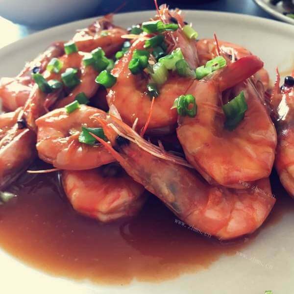 美味的红烧对虾