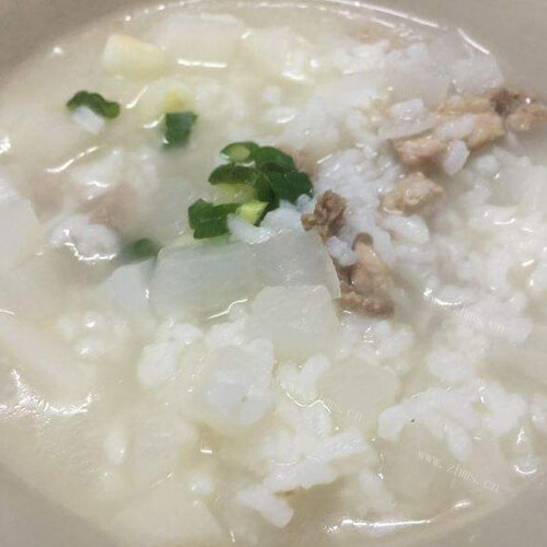 美味白萝卜豆腐瘦肉粥