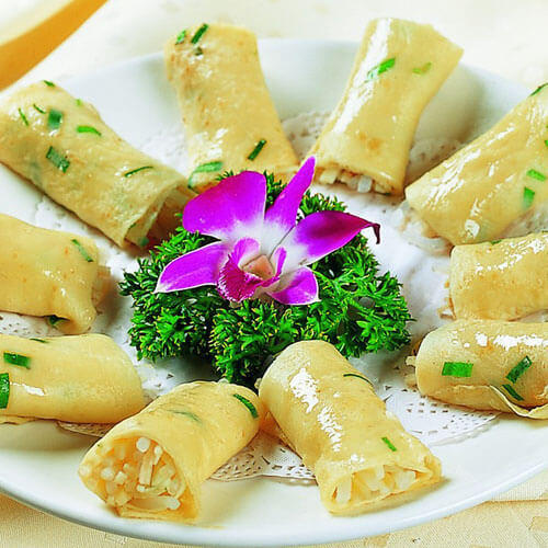 美味山东杂粮煎饼卷
