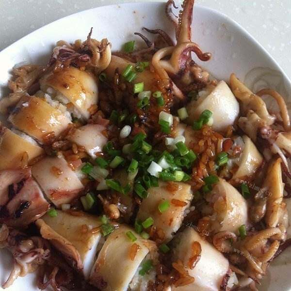 好吃的照烧鱿鱼饭