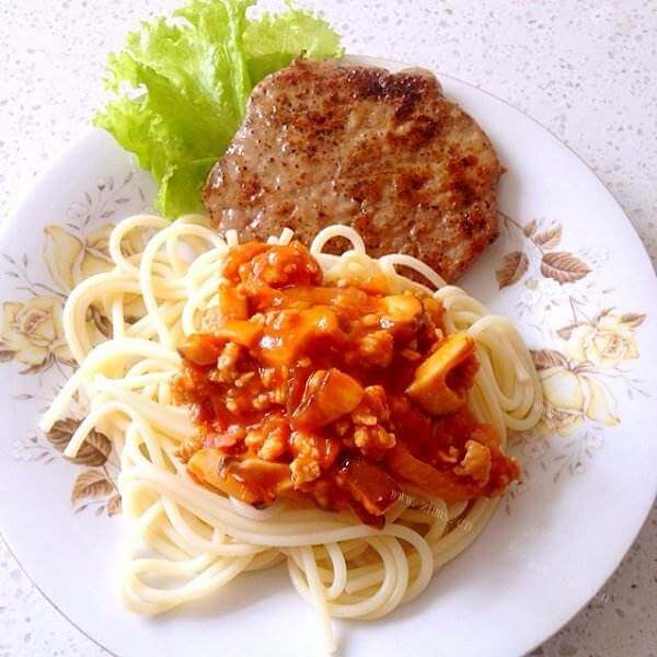 自制土豆拌面肉酱