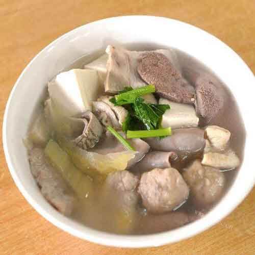 好喝的青菜豆腐肉骨汤