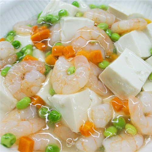 美味的鲜虾翡翠土豆泥 