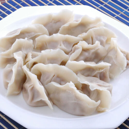 美味白菜翡翠饺子
