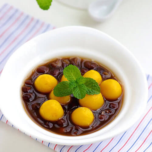 香甜南瓜红豆汤