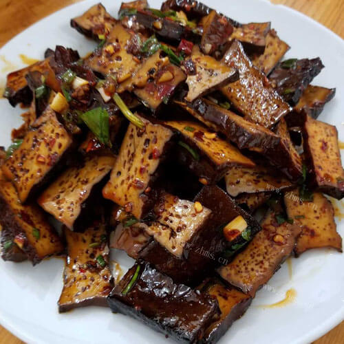 好吃的什锦豆腐干
