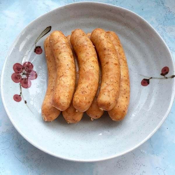 自制脆皮鸡肉肠