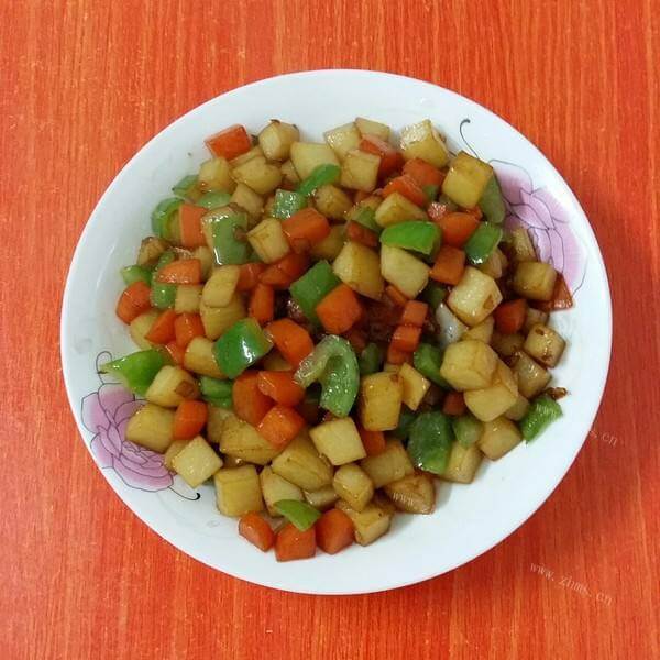 美味的家常蔬菜丁