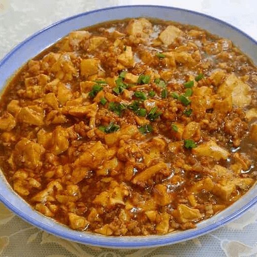 家常菜肉沫豆腐做法图解9)