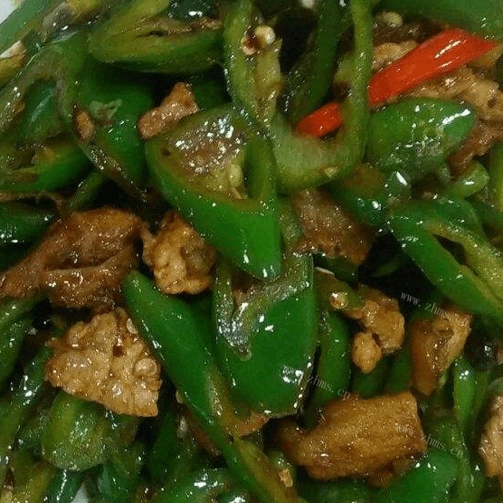 美味青椒炒肉