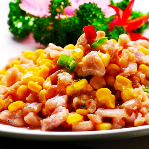 美食玉米嫩兔