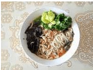 诱人的红薯叶番茄鸡蛋汤面条做法图解8)