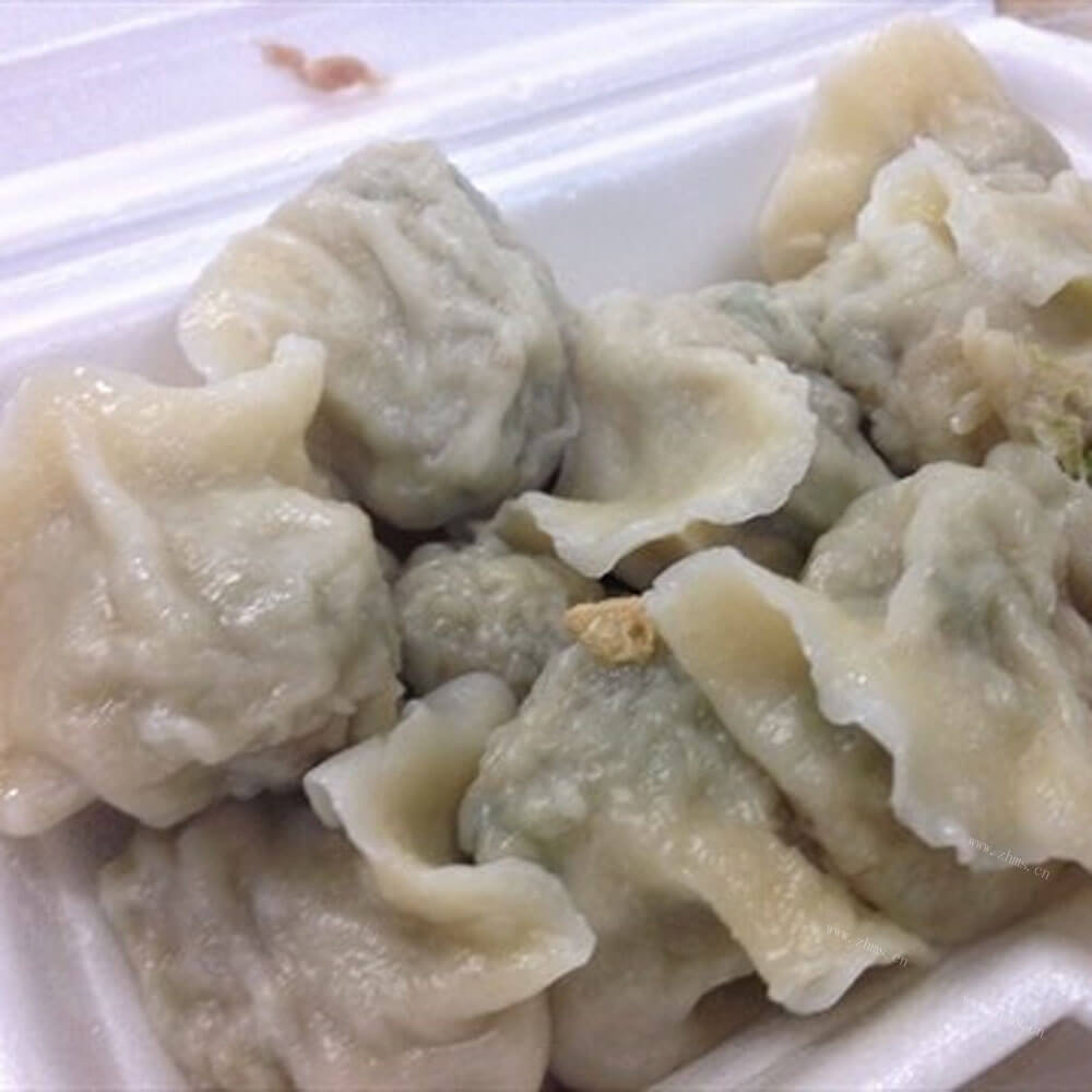 自制海鲜菇肉馅饺