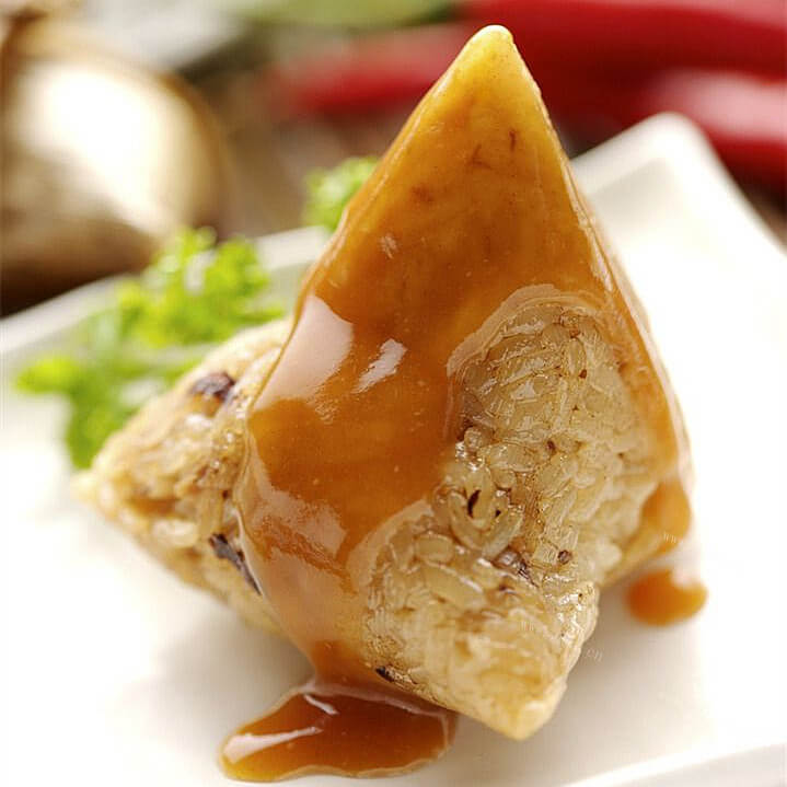 风味尖角素粽子