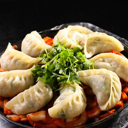 美味的麦穗三鲜水饺