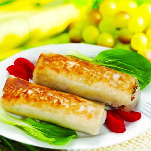 美味里脊扒饼
