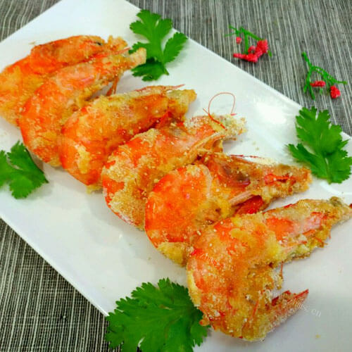 美味的香酥虾