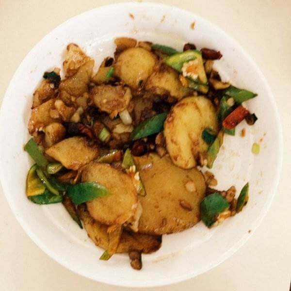 美味的孜然牛肉土豆片