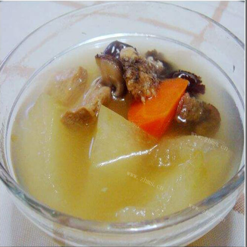 美味冬瓜胡萝卜香菇鸡蛋南