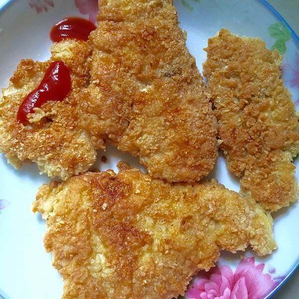 美味的煎鸡排